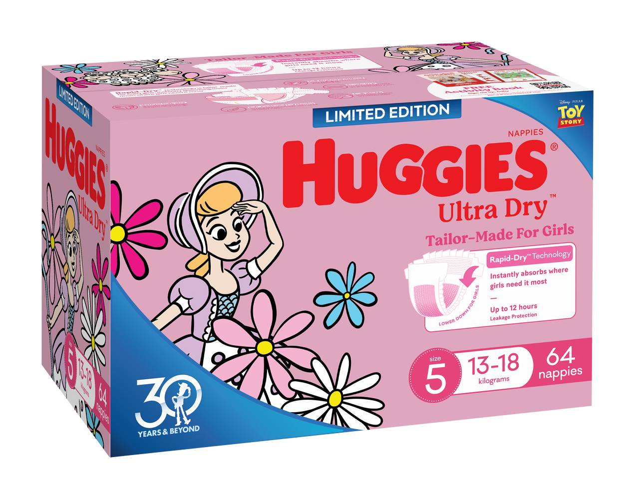 Deals on Huggies Limited Edition Ultra Dry Girls Nappies