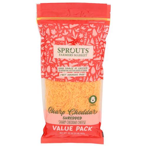 Sprouts Sharp Cheddar Shredded Cheese