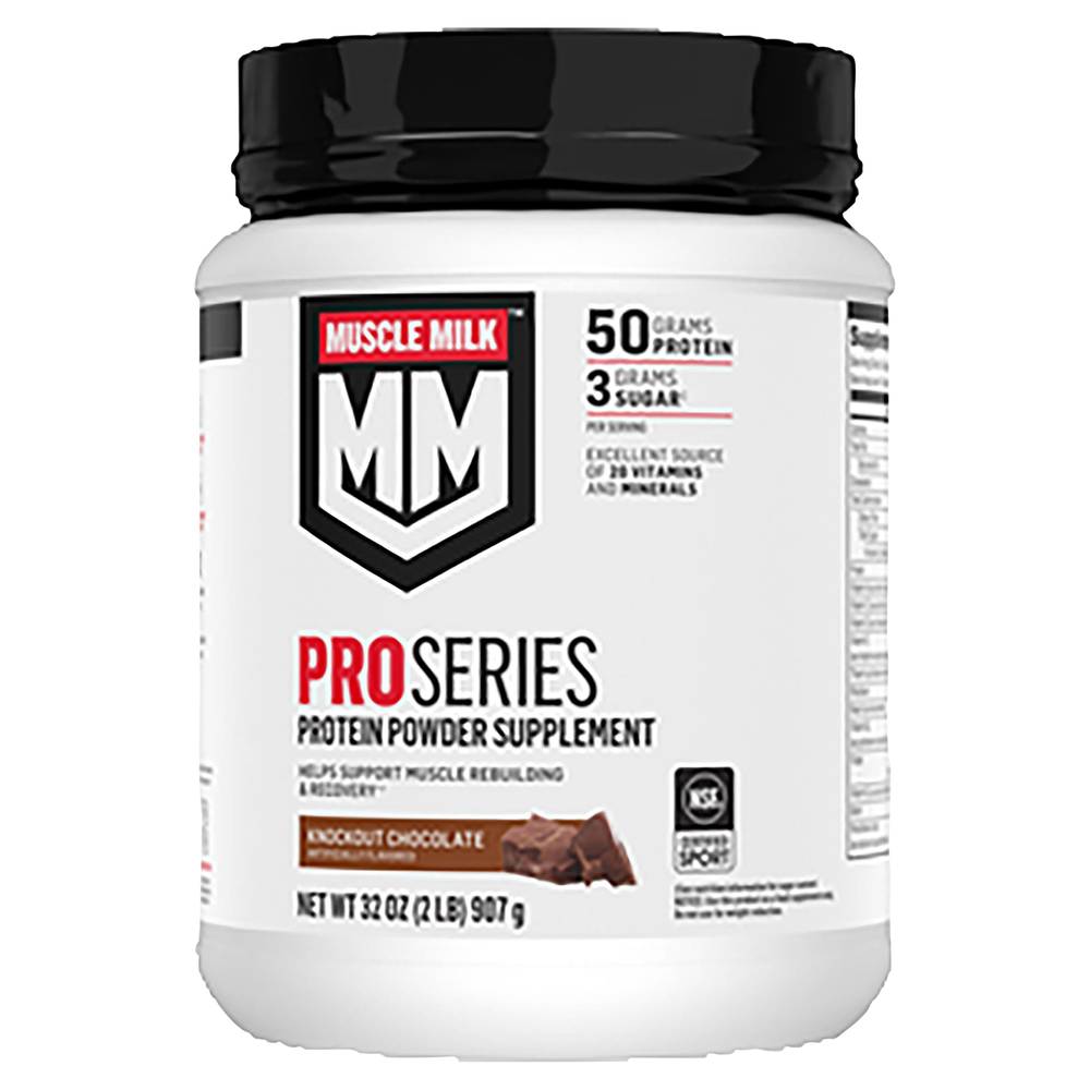 Muscle Milk Protein Powder (32 oz) (knockout chocolate)