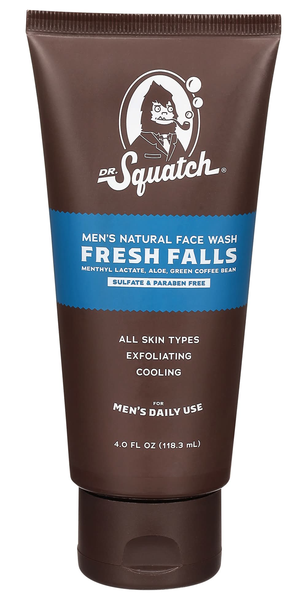 Dr. Squatch Men's Natural Fresh Falls Face Wash (4 fl oz)