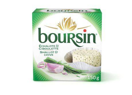 Boursin Shallot & Chive Spreadable Cheese (150 g)