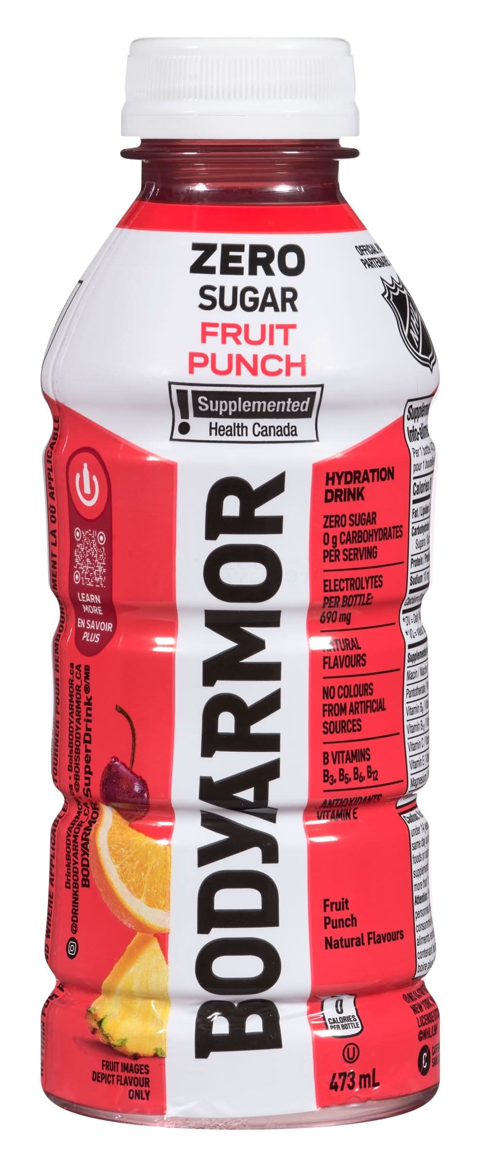 Bodyarmor boisson sans sucre - sugar free drink (473 ml) (punch aux fruits)