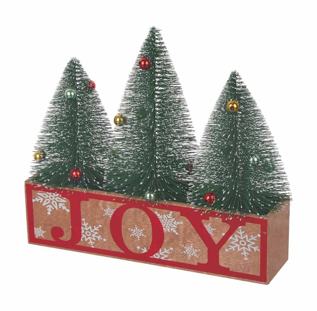 Joy Christmas Tree Tabletop Decor