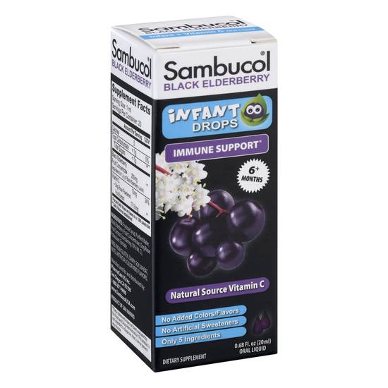 Sambucol Infant Immune Support Black Elderberry Drops