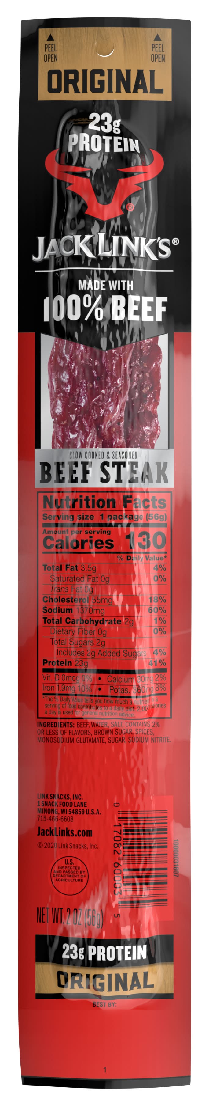 Jack Link's Original Beef Steak (2 oz)