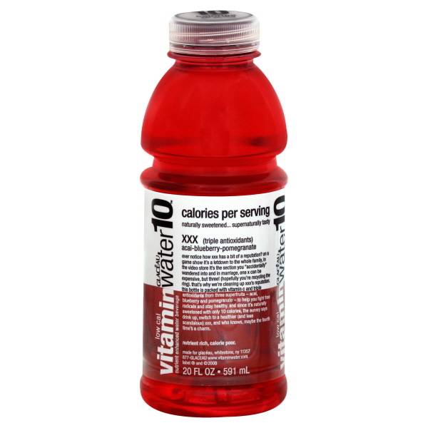 Glaceau Xxx Acai Blueberry Pomegranate Sports Drink (20oz plastic bottle)