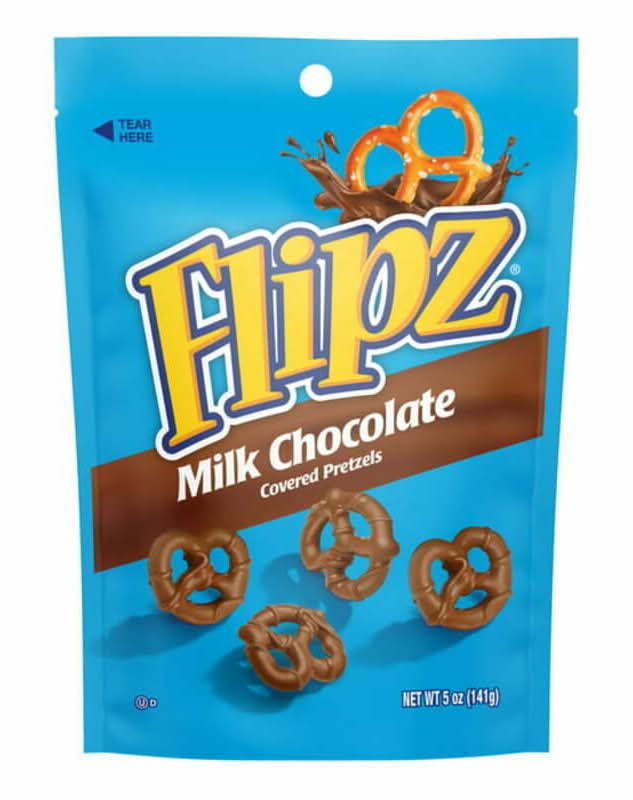 Flipz Milk Chocolate Covered Pretzels 5oz