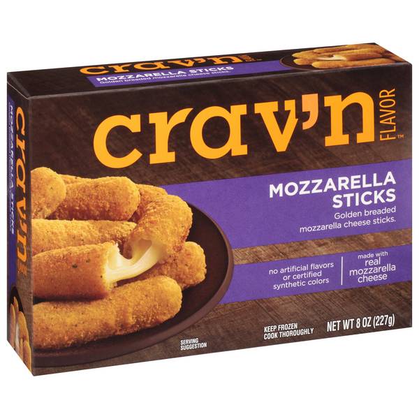 Crav'n Flavor Mozzarella Cheese Sticks