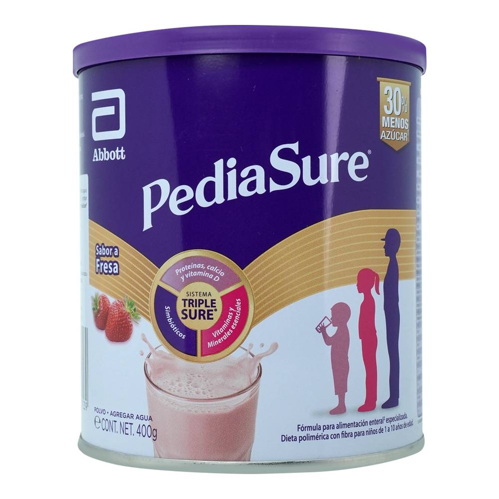 Pediasure fórmula para niños sabor fresa (bote 400 g)