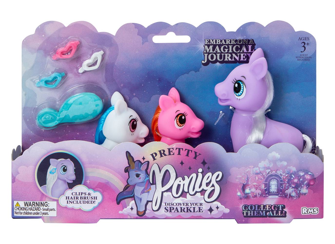 Pretty Ponies, 3 Pack