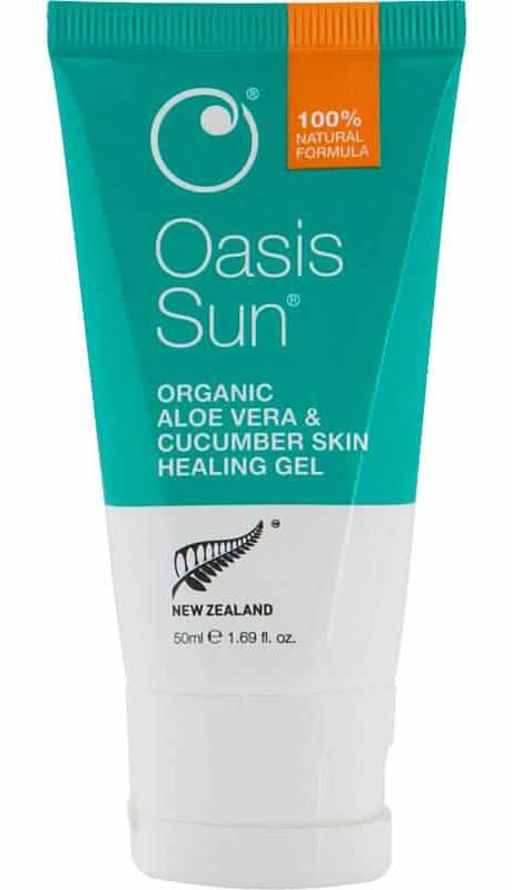 Oasis Beauty Organic Aloe Vera Cucumber Gel 50ml
