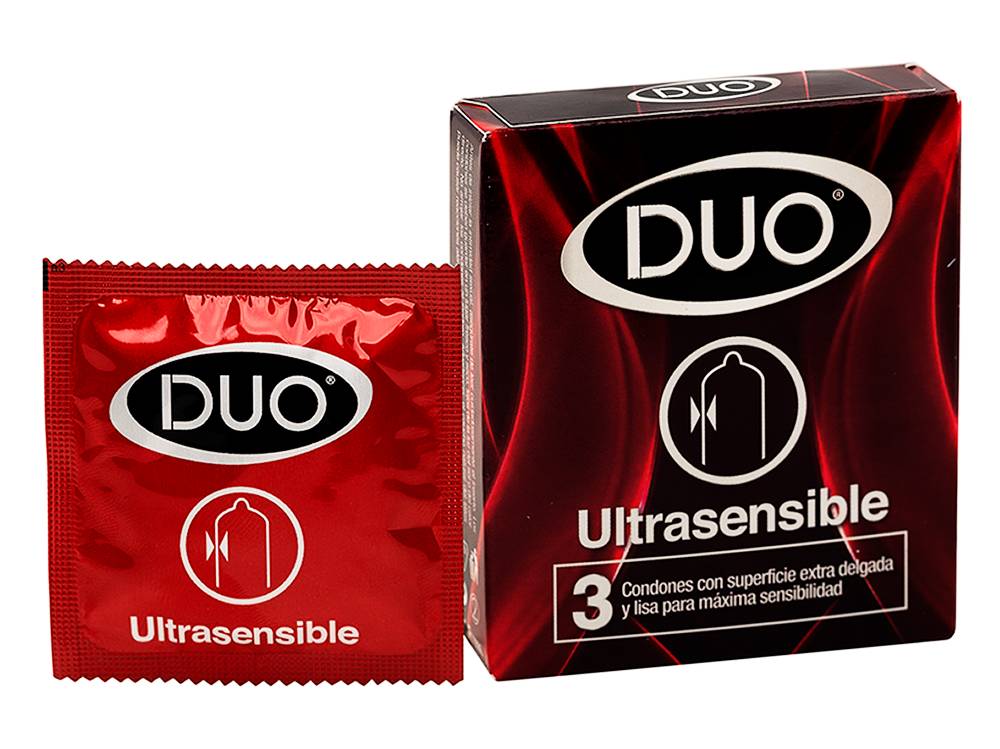 DUO PRESERVATIVOS ULTRASENSIBLE CAJ*3