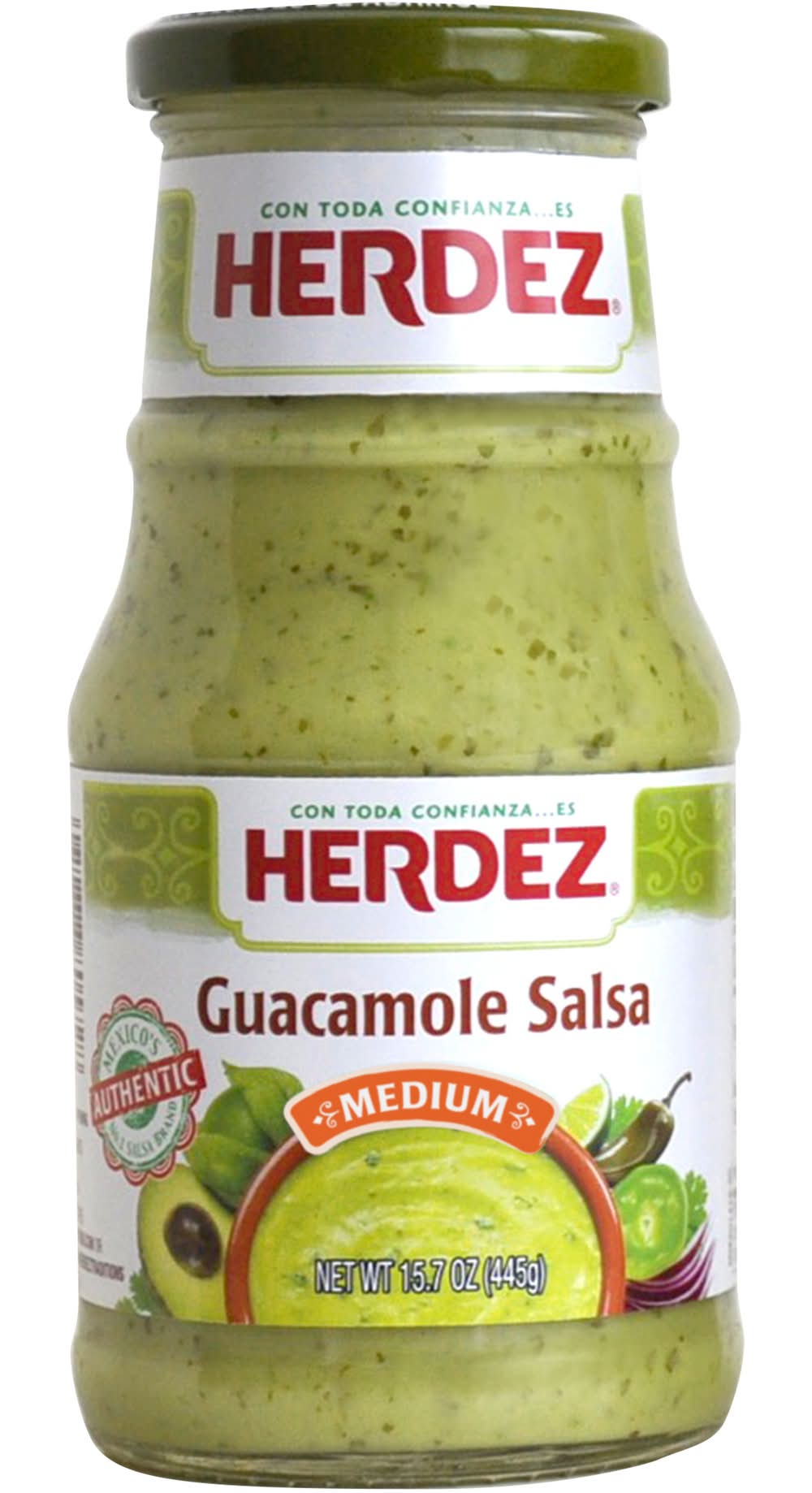 Herdez Medium Guacamole Salsa (15.7 oz)