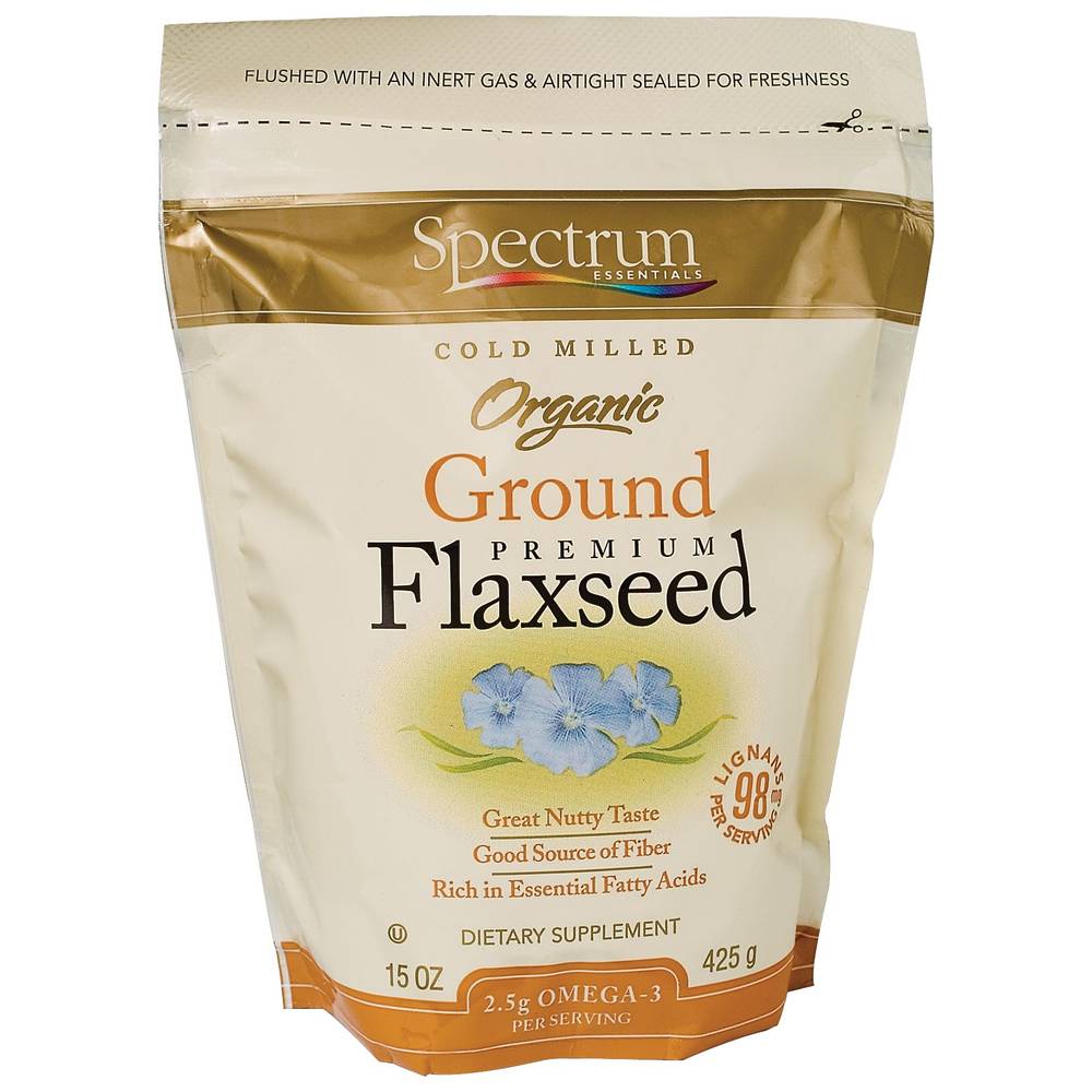 Spectrum Organic Ground Premium Flaxseed (15 oz)