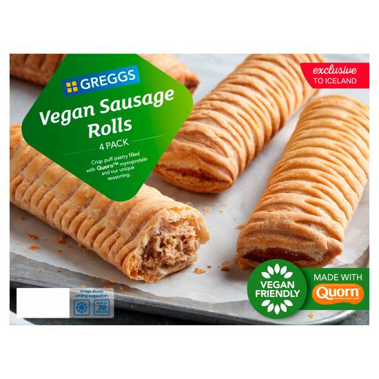Greggs Vegan Sausage Rolls (4 ct)