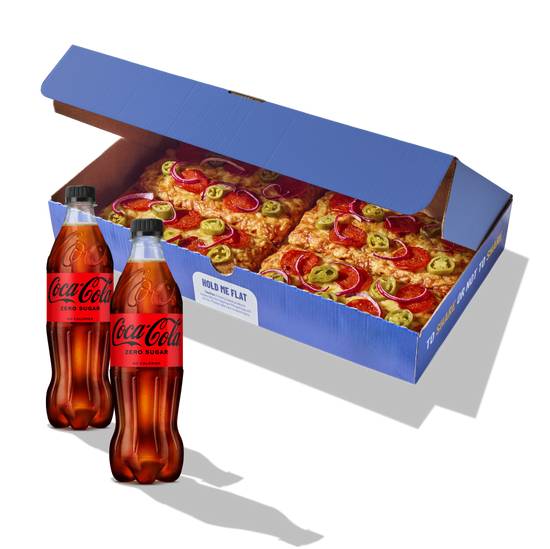 4 Slice Pizza and Coke Bundle (with topp