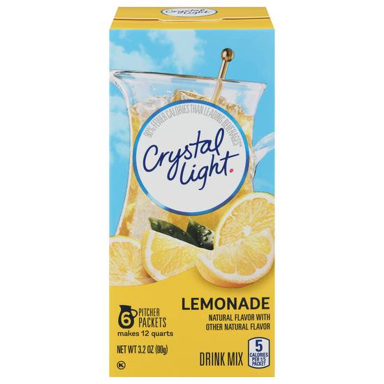 Crystal Light Lemonade Drink Mix (6 ct, 3.2 oz)