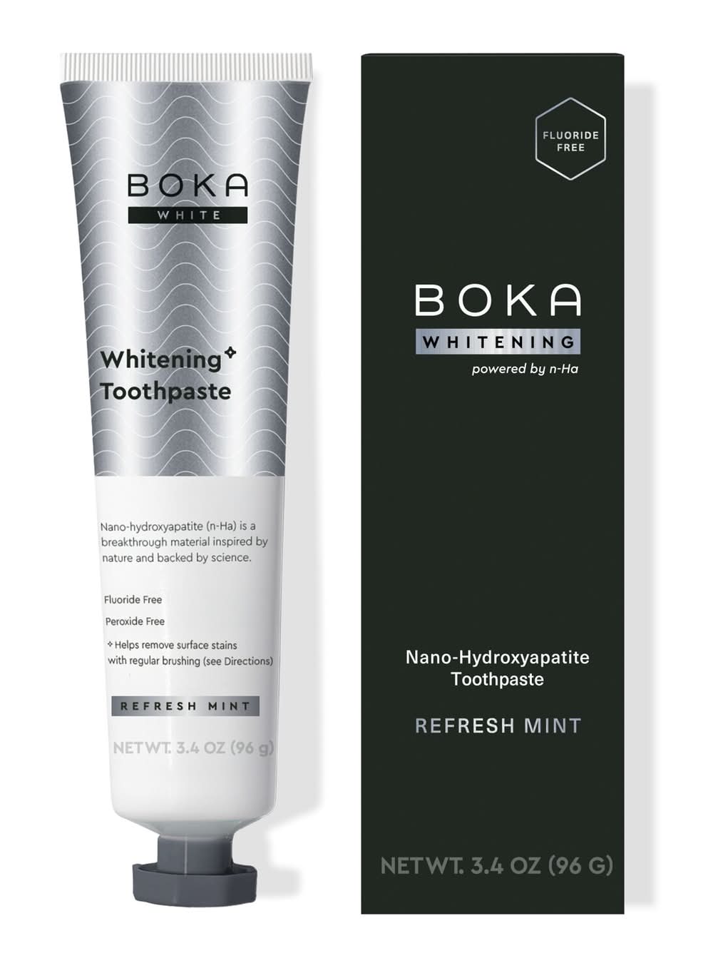 Boka Refresh Mint Whitening Toothpaste (4 oz)