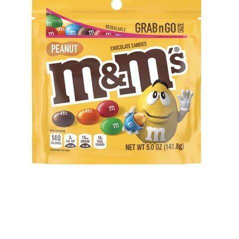 M&M Peanut Grab & Go Bag 5oz