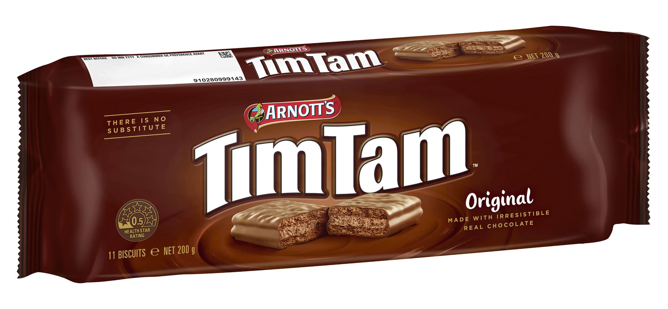Tim Tam Chocolate Biscuits, Original (200g, 11 pack)
