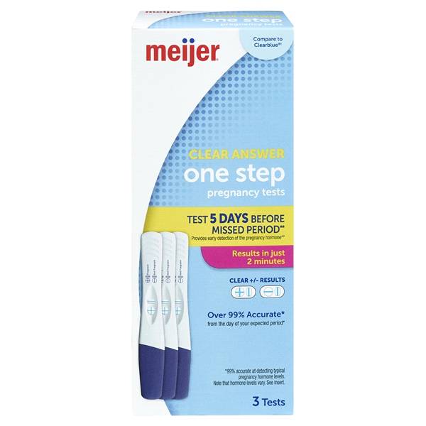 Meijer Clear Answer Pregnancy Test (3 ct)
