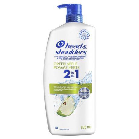 Head & Shoulders Green Apple Shampoo 2-in-1 (835 ml)