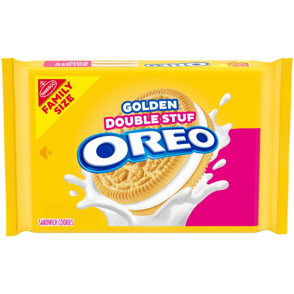 Nabisco Oreo Golden Double Stuf Sandwich Cookies (530 g)