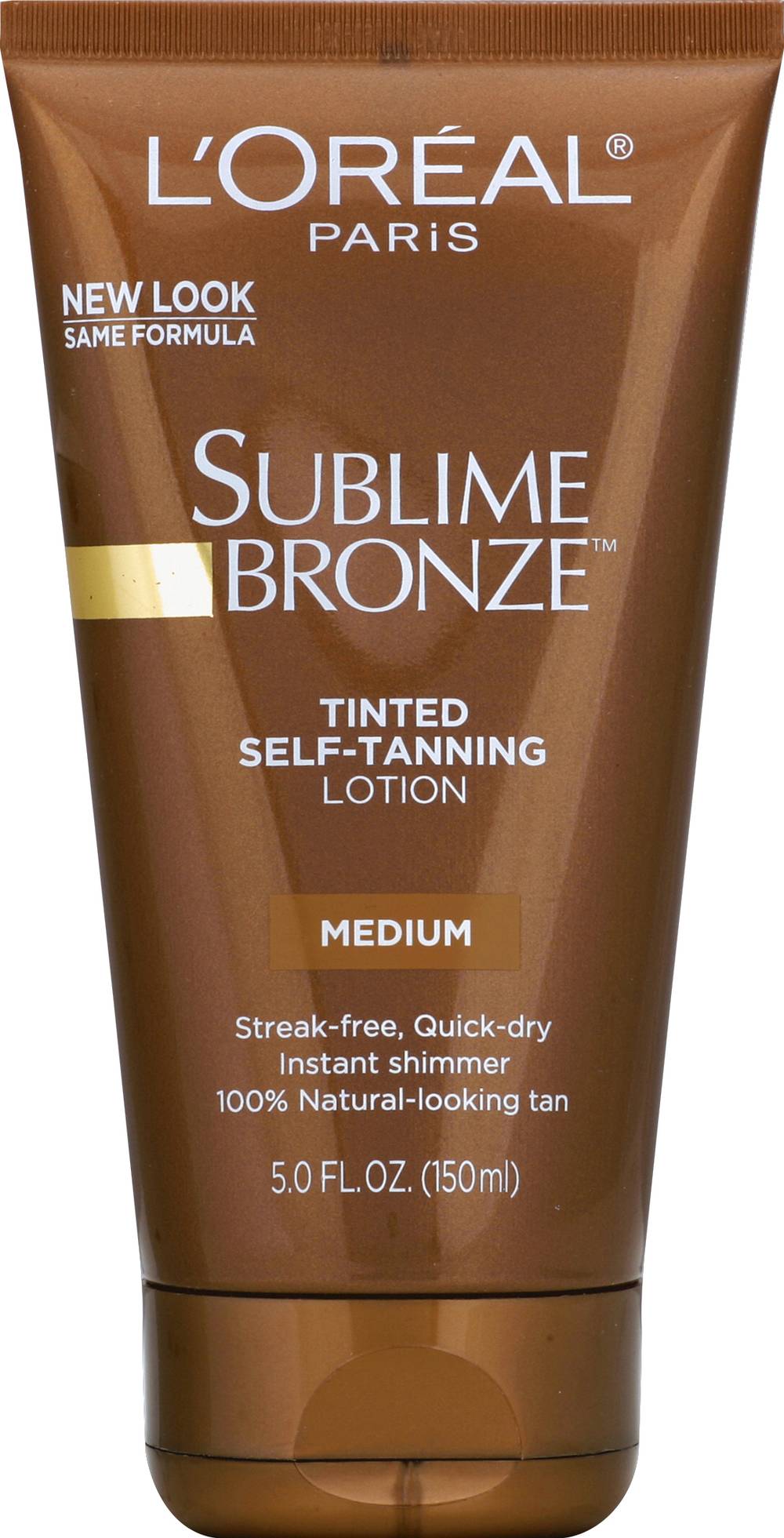 L'Oréal Paris Sublime Bronze Medium Tinted Self-Tanning Lotion (5 fl oz)