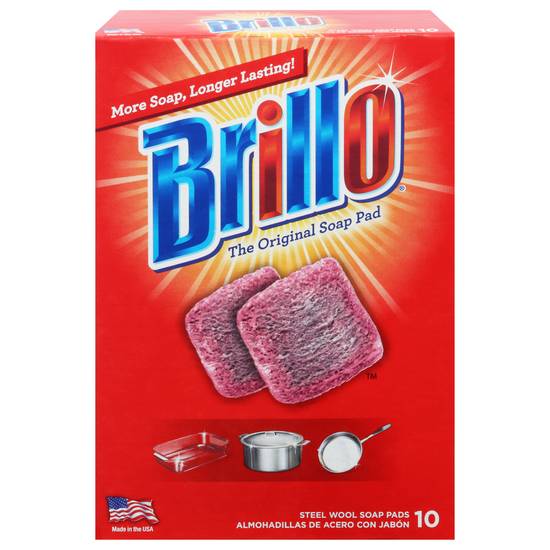 Brillo Steel Wool Soap Pads (10 ct)