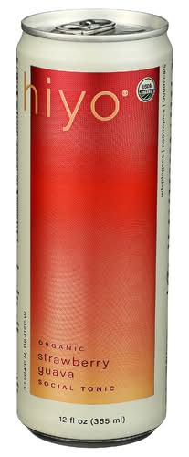 Hiyo Organic Strawberry Guava Functional Seltzer Single