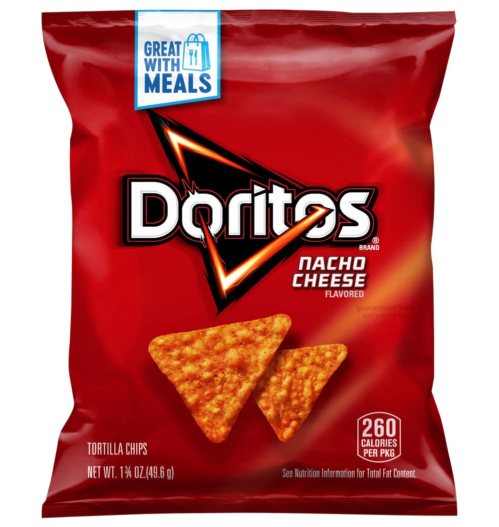 Doritos Tortilla Chips, Nacho Cheese (1.75 oz)