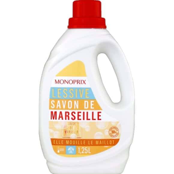 Monoprix Lessive Savon De Marseille La Bouteille De 1,25L