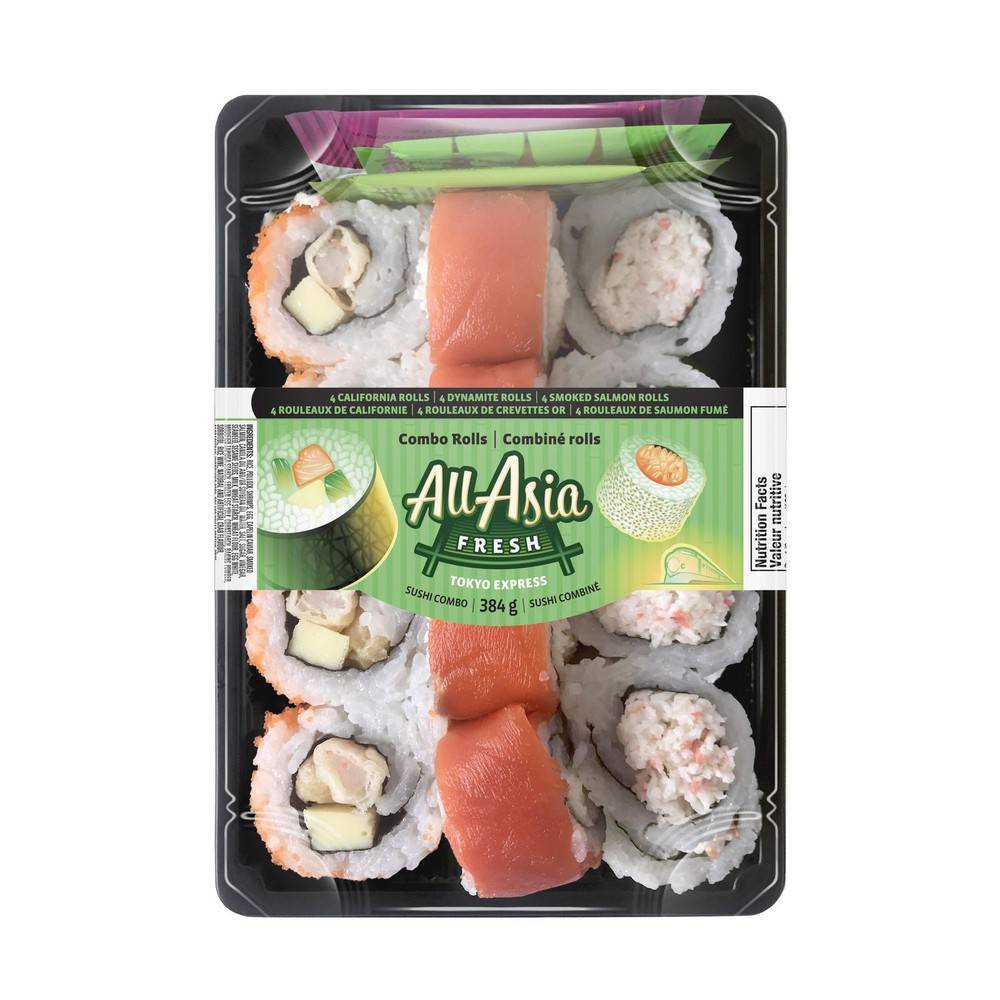 All Asia Fresh Sushi Combo Rolls (384 g)