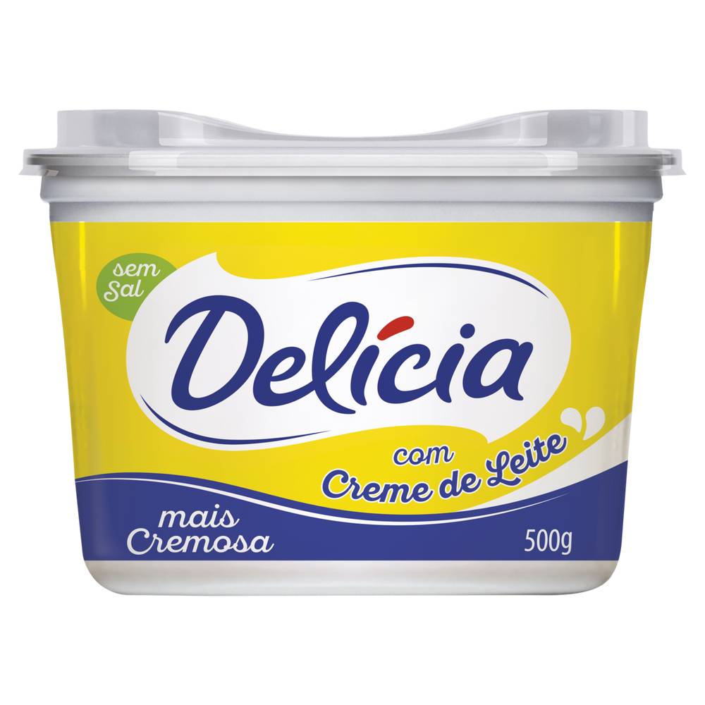 Delícia margarina cremosa sem sal (500 g)