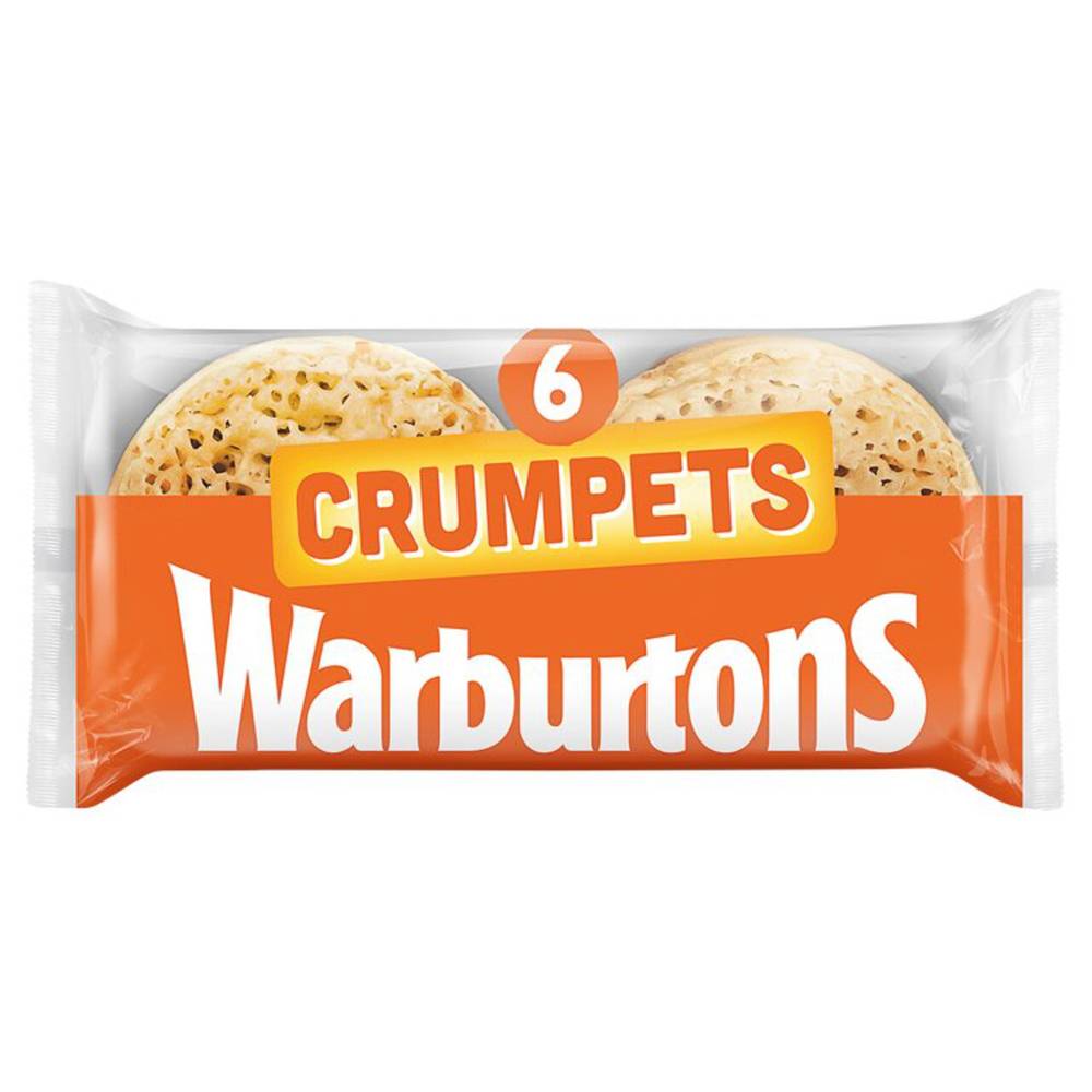 Warburtons Crumpets (6 per pack)