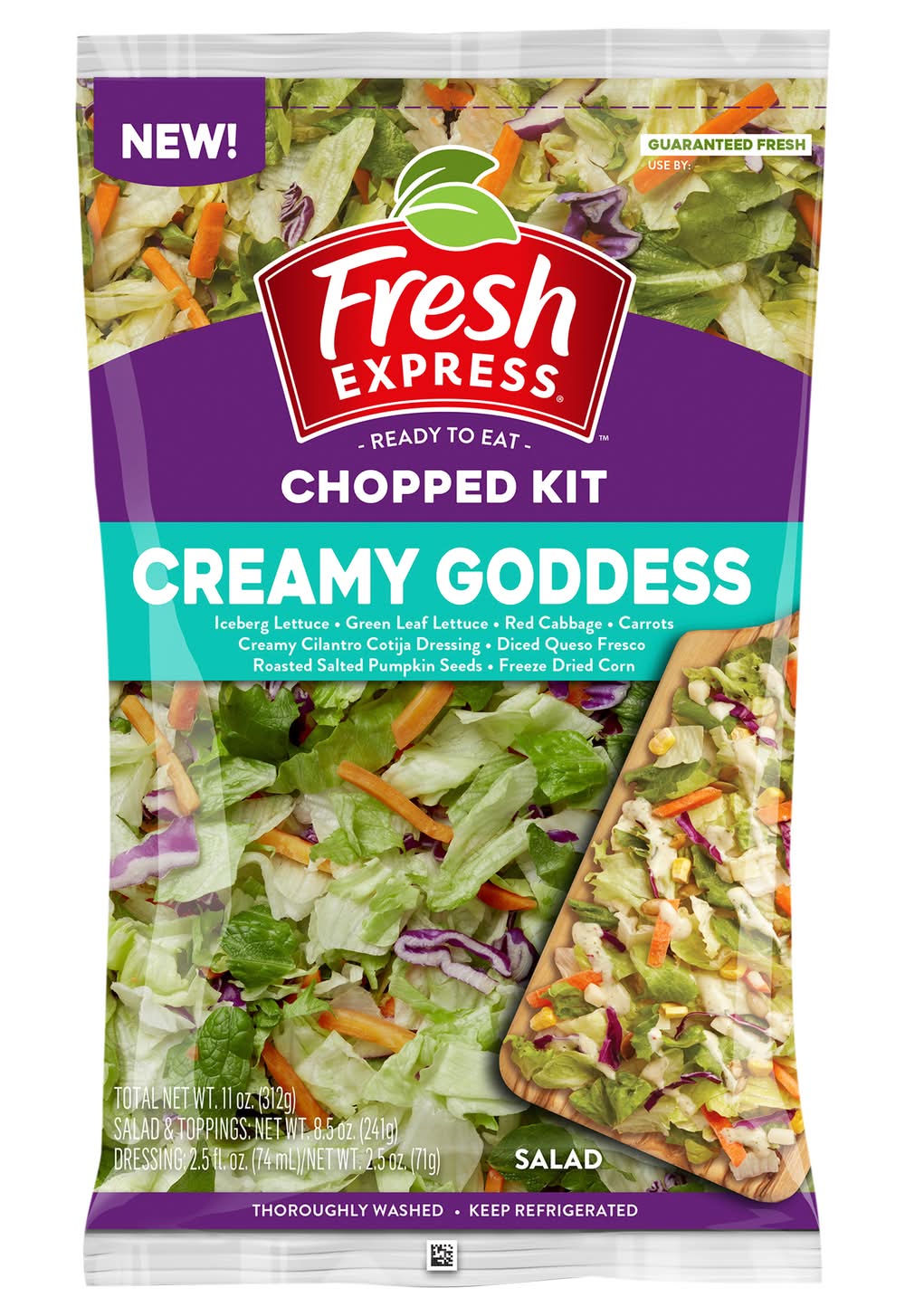 Fresh Express Creamy Goddess Chopped Salad Kit (11 oz)