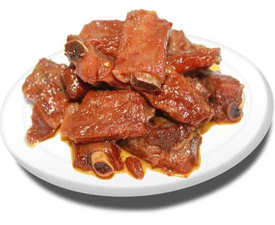 70. Côtes levées avec sauce de miel et d'ail et riz / Honey Garlic Spare Ribs with rice / 蜜汁排骨(超甜)