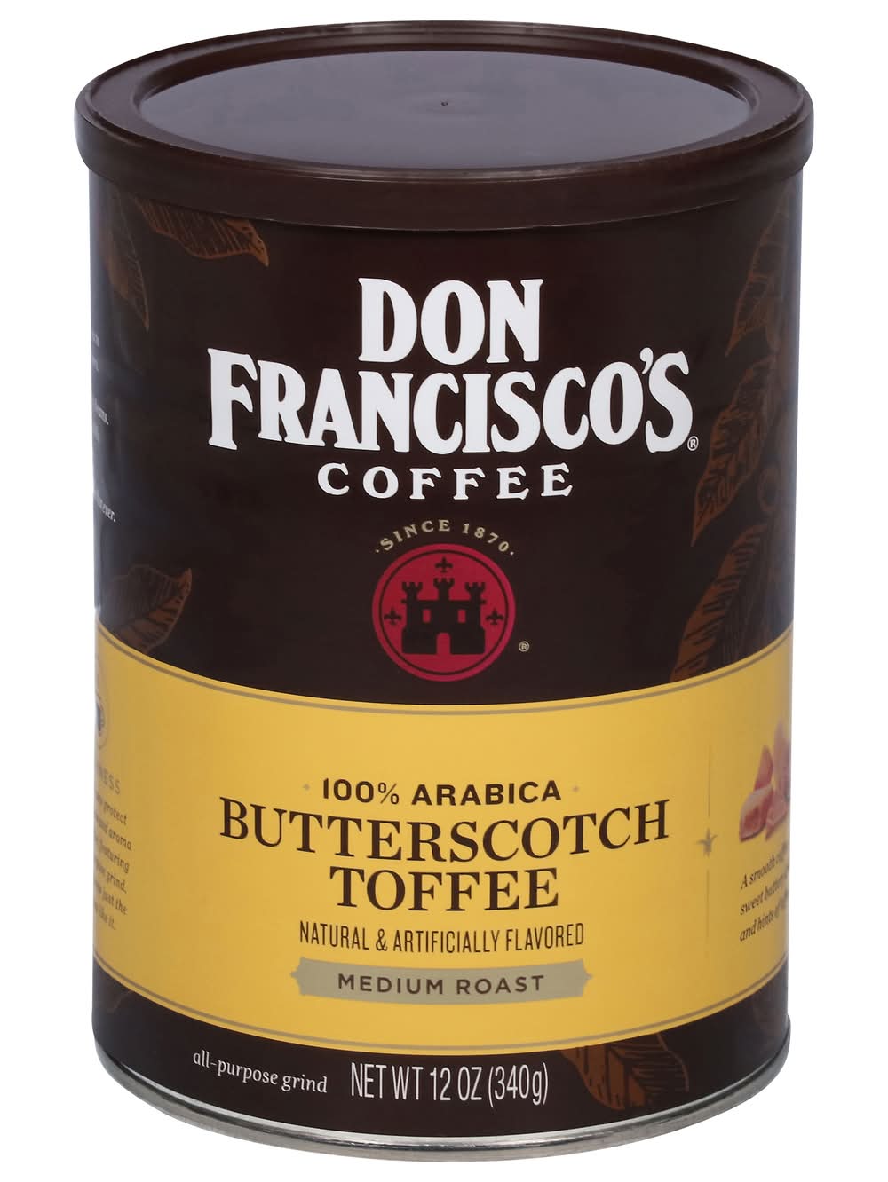 Don Francisco's Butterscotch Toffee Medium Roast Coffee (12 oz)