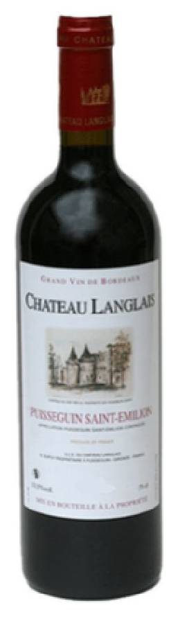 Château Langlais - Vin rouge aoc puisseguin bio (750ml)