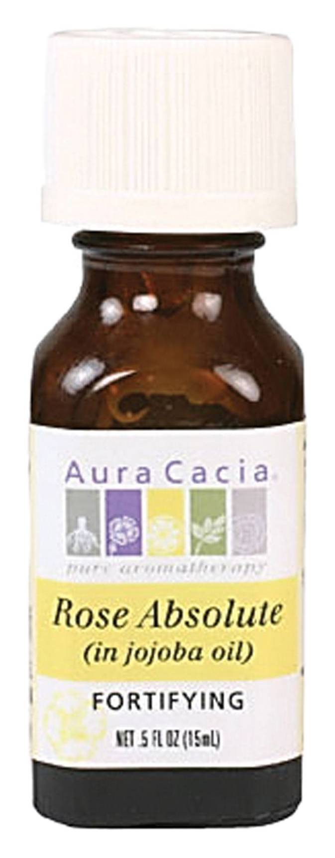 Jojoba Oil & Rose Absolute 100% Pure Essential Oil Blend - Fortifying Aromatherapy (0.5 Fluid Ounces)