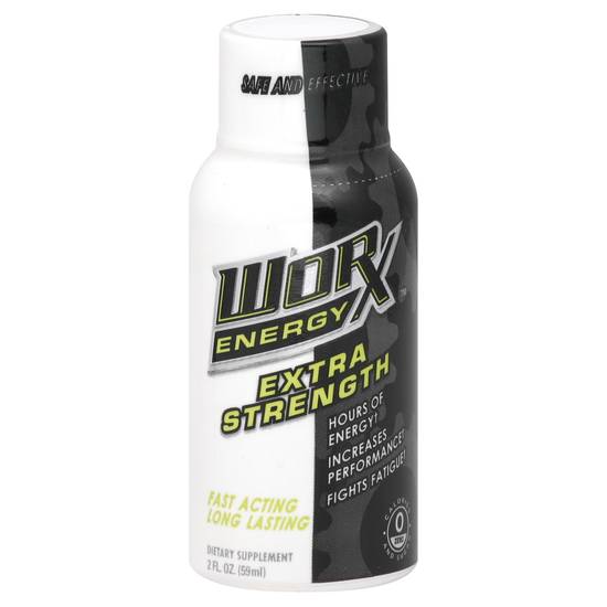 The Worx Energy Extra Strength Energy Shot 2oz bottle Delivery