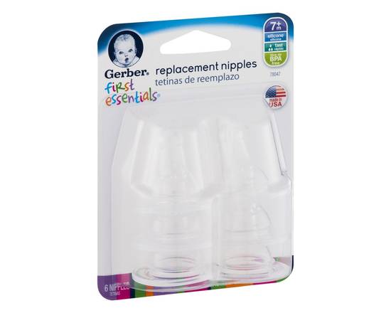 Gerber · First Essentials Silicone Nipples (6 ct)