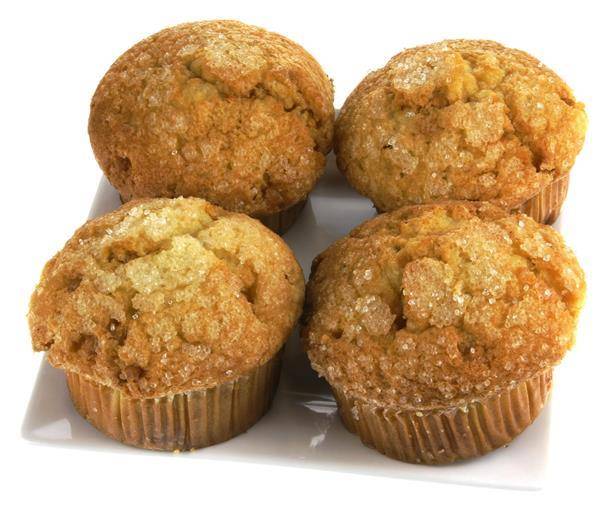 Loaded Jumbo Butter Rum Muffins 4Ct