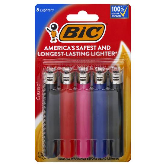 Bic Classic Lighters (5 ct)