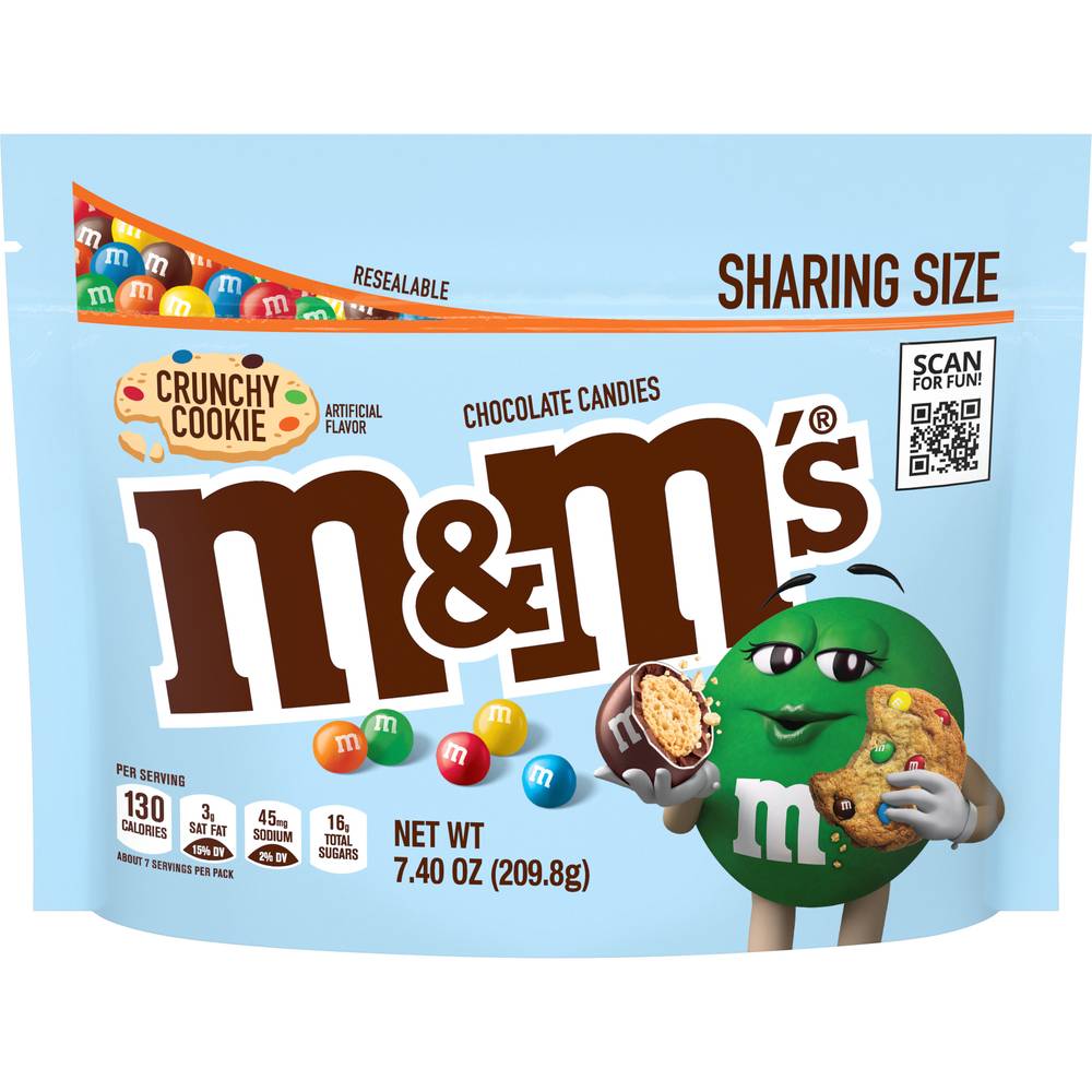 M&M's Crunchy Cookie Chocolate Candies (7.4 oz)