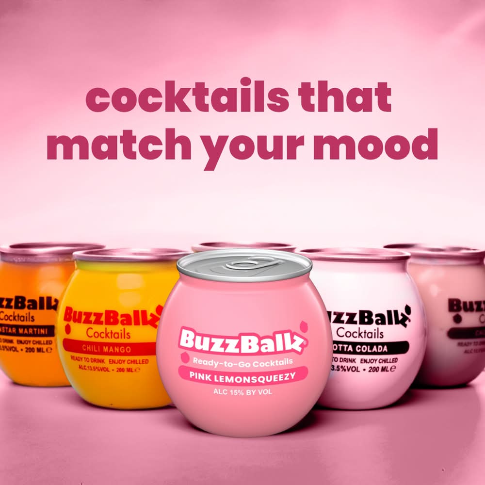 BuzzBallz Chillers Orange Wine, Pink Lemonsqueezy (6.32 fl oz