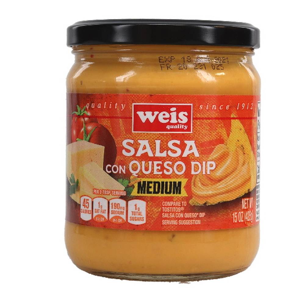 Weis Salsa Dip Con Queso (15 oz)