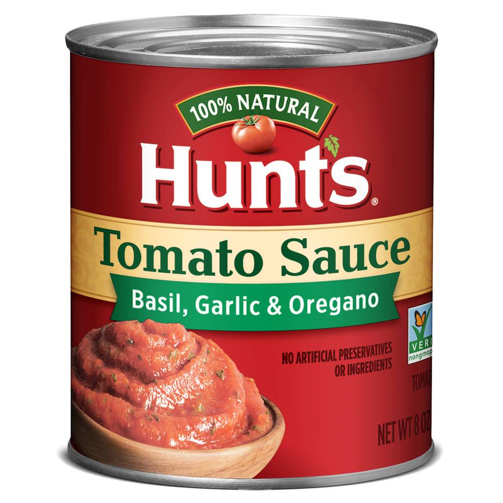 Hunt's 100% Natural Basil Garlic & Oregano Tomato Sauce