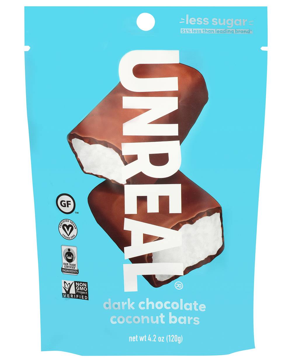 Unreal Dark Chocolate Coconut Bars (4.2 oz)