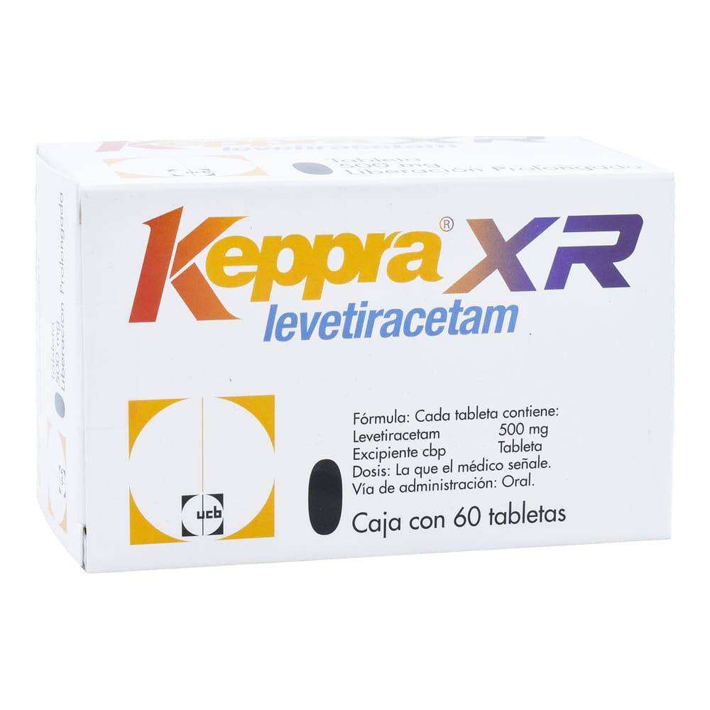 U c b de mexico keppra xr 500 mg 60 tab (1 pza)